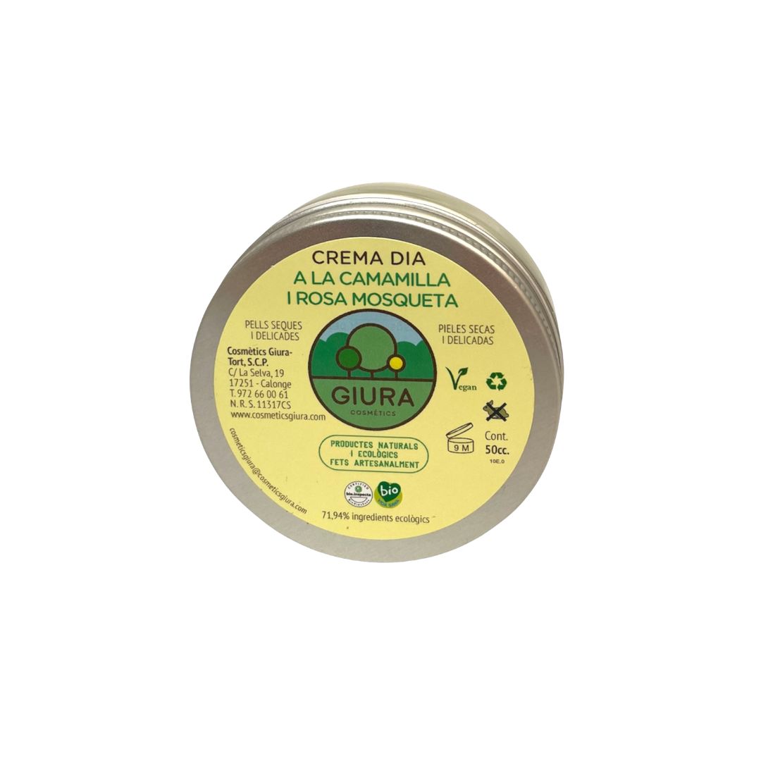 Crema de dia Manzanilla y Rosa Mosqueta (pieles sensibles) | GIURA