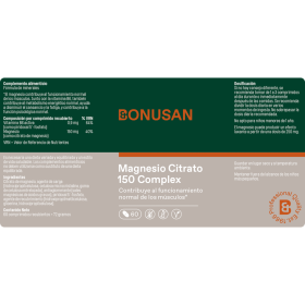 Magnesio Citrato 150 Complex | BONUSAN