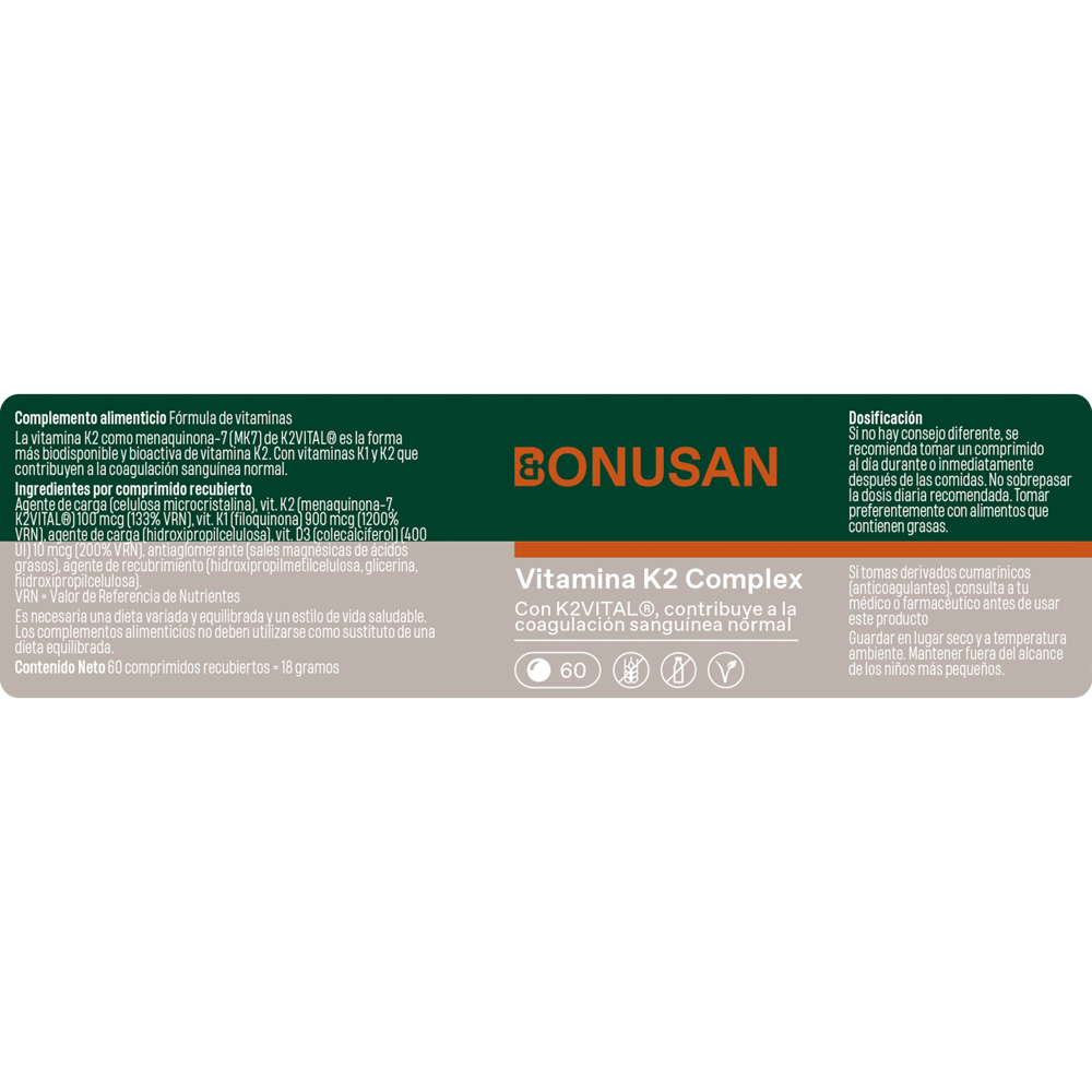 Vitamina K2 Complex | BONUSAN