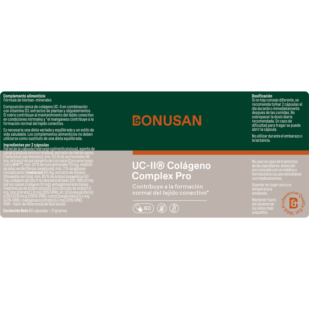 UC II Colágeno Complex Pro | BONUSAN