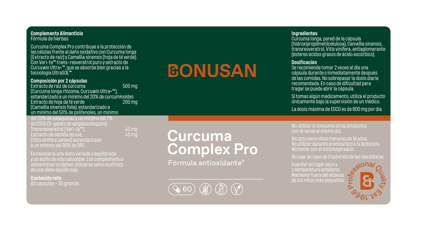 Cúrcuma Complex Pro | BONUSAN