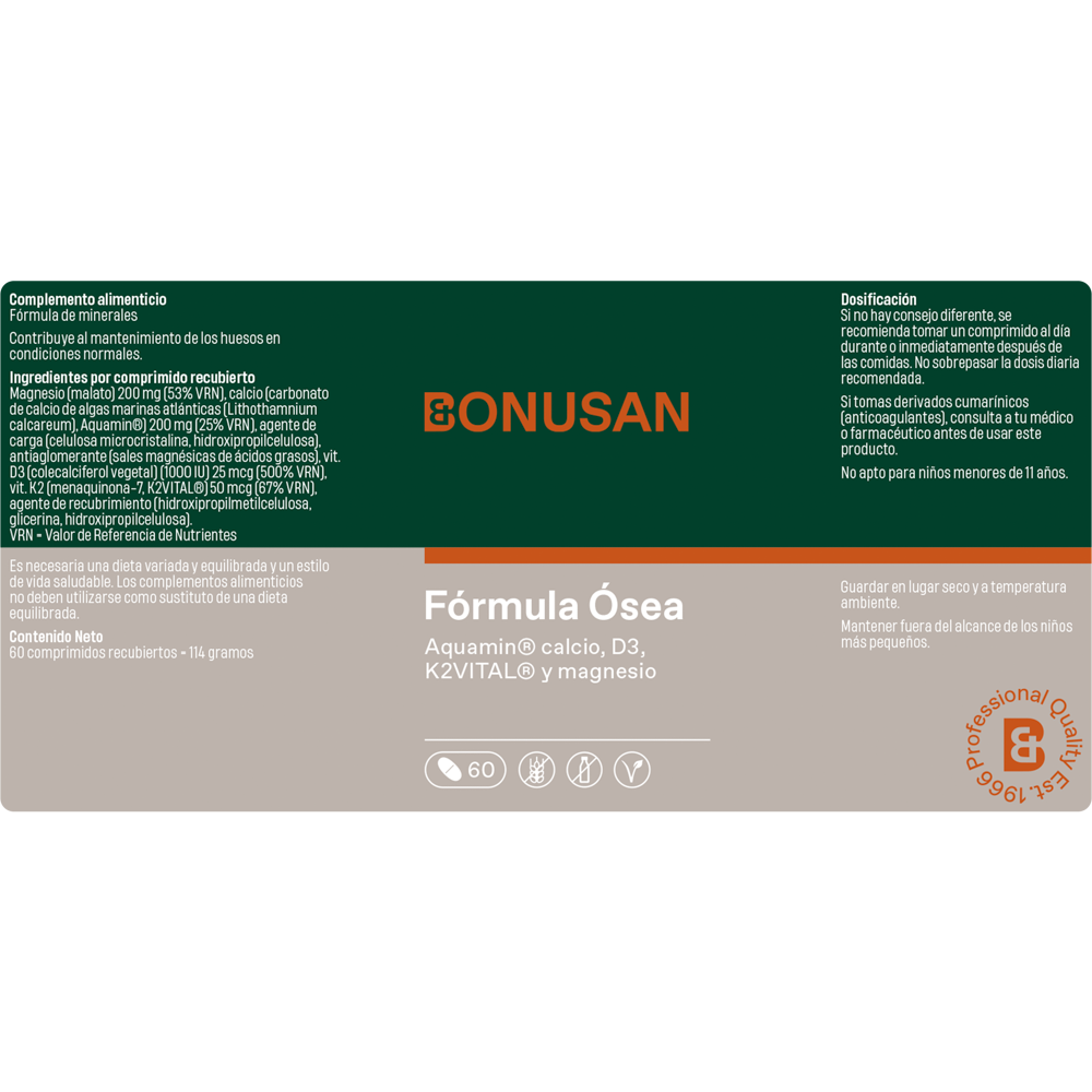 Fórmula Ósea | BONUSAN