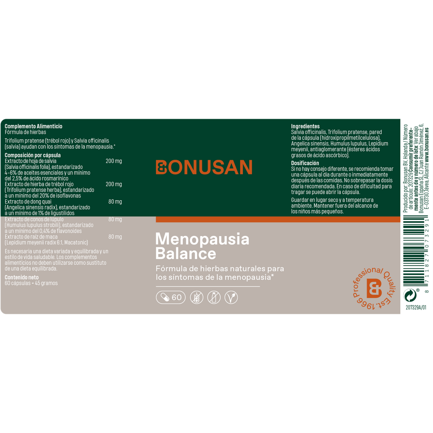 Menopausia Balance | BONUSAN