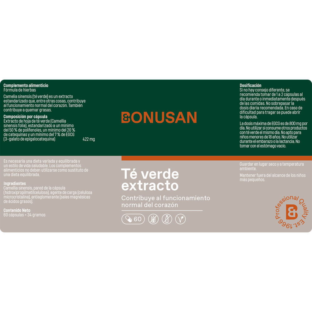 Té Verde Extracto | BONUSAN